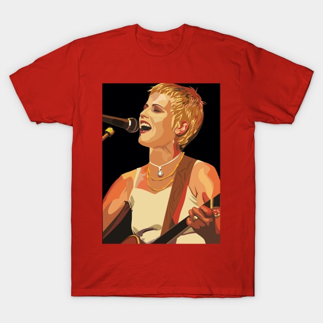 dolores o'riordan cranberries T-Shirt by PulsePeople